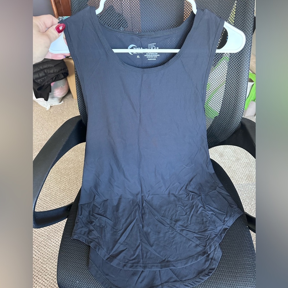 Black Mesh Tank